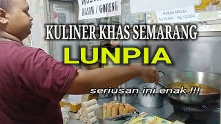 kuliner enak Lumpia khas Semarang jalan pandanaran [upl. by Anniala]