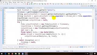 Upload File in CKEditor in JSPServlet [upl. by Lletnahc]