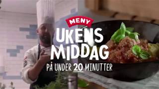 Ukens middag på under 20 minutter Pasta med kjøttboller [upl. by Elleirol]