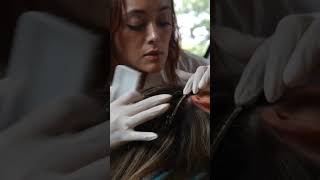 Watch this Relaxing Scalp Check and Unwind asmrrealperson relax relaxation asmr scalpcheck [upl. by Nidnarb637]