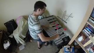 Estrellas Azules for solo vibraphone by Jonathan Tirado [upl. by Fineberg]