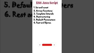 es6 javascript features [upl. by Ranilopa507]