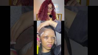 COLOCAÇÃO DE LACE COM NOVA COLA SPRAY 😍 queenfazassim wigs lace lacewig shortvideo [upl. by Hollinger]