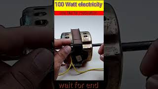 How to Build a Free Electricity Generator Using Magnet and Motor physics science [upl. by Melamie]