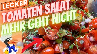 Tomatensalat Rezept mit Zwiebeln [upl. by Spaulding]