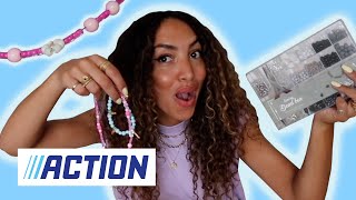 ACTION DIY Sieraden maken met kralen 🧵✨  Larissa Bruin [upl. by Ahsenrad]