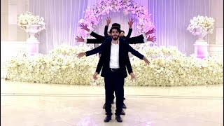 New surprise dance of Afghan boys for bride and groom to mast qataghani song in a wedding [upl. by Donough]