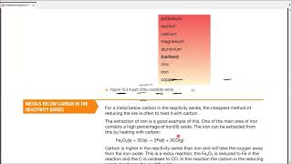 Edexcel IGCSE Chemistry 91  Unit 2  Inorganic Chemistry  Chap 15  Extraction amp Uses of Metals [upl. by Neroc]