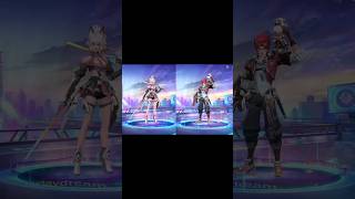 Fanny X Claude Valentine skin😍 mobilelegends mlbb gaming ml edit mlb memes art music funny [upl. by Sybley]