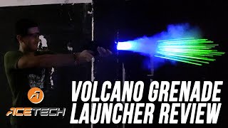 Portable Volcano Gun SloMo  AceTech Grenade Launcher  RedWolf Airsoft RWTV [upl. by Rehsa]