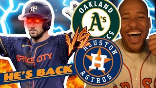 BREGGY BOMBS ARE BACK  AS VS ASTROS GAME 1 HIGHLIGHTS FAN REACTION BREGMAN GOES 33 [upl. by Denise]