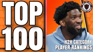 🏀REVISED🏀 TOP 100 Fantasy Basketball Players in HeadtoHead Category Leagues this season [upl. by Nosnibor771]