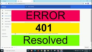 How to fix error 401 access denied 7 fixes [upl. by Wickner]