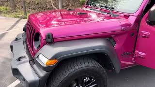 2022 Tuscadero Pink Jeep Unlimited Sport Altitude [upl. by Burtie]