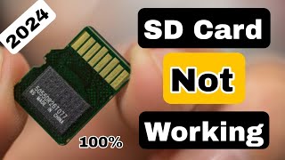 SD Card Not Working  Memory Card Not Working  sd card format problem  sd card not showing [upl. by Diva]