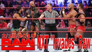 WWE Raw Review Report by The Theme NXT stars quotinvadequot Raw and wrestle [upl. by Luedtke]