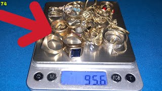 Destruyendo anillos de oro para hacer un lingote y comprarme un nuevo detector de metales [upl. by Weinstock]