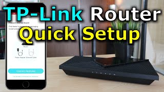 TPLink Router quick setup step by step  Archer AX55 AX3000 WIFI6 [upl. by Epstein578]