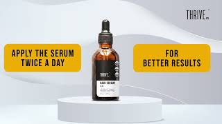 How To Use ThriveCo Hair Serum 20  Clinically Proven Hair Growth Serum with Redensyl [upl. by Aketal874]