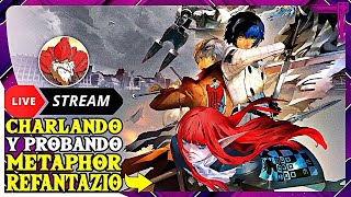 Charlando y Jugando a Metaphor ReFantazio Atlus JRPG  Demo PS5 [upl. by Sherurd]