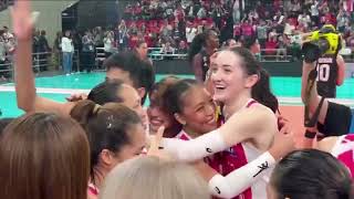 CREAMLINE vs AKARI Set 3 Highlights • pvl 2024 reinforced conference FINALS • Sept 4 2024 [upl. by Saiasi]