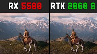 RX 5500 VS RTX 2060 Super Benchmark Comparison [upl. by Llehsal]