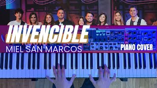 INVENCIBLE  PENTECOSTÉS  MIEL SAN MARCOS  PIANO COVER [upl. by Rahas]