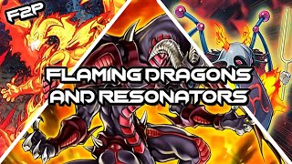 The Power of Flaming Resonators  ResonatorRed Dragon YuGiOh Duel Links [upl. by Whalen823]