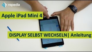 Apple iPad Mini 4  Display selbst wechseln  Reparatur Anleitung  Tutorial deutsch [upl. by Timus]