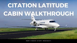 16 Million Cessna Citation Latitude Cabin Tour [upl. by Berlauda]