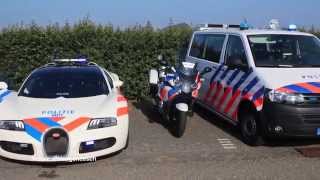 17092014 Politie Delft neemt Bugatti Veyron in gebruik [upl. by Luas908]