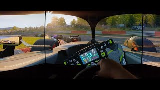 ALMOST REAL F1 Race Nordschleife POV on Triple 4K 120hz 48quotOled monitors [upl. by Eniamret678]