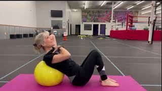 How to Treat Stooped Parkinsons Posture with a Ball [upl. by Stesha]