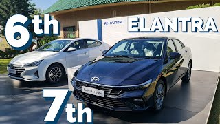 Elantra 7th vs 6th Gen – Worth Extra 25 Million Comaprison  Pakistan  4K hyundai elantra [upl. by Arimat]