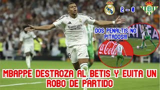 ¡MBAPPÉ SE ESTRENA Y EL REAL MADRID GANA A PESAR DE UN ÁRBITRAJE ESCANDALOSO DE ALBEROLA ROJAS [upl. by Christianna]