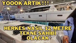 HERKES NASIL 12 METRE TEKNE SAHİBİ OLABİLECEK BOSPHORUS KARA TEKNE FUARI 1 yelkenlitekne tekne [upl. by Graf]