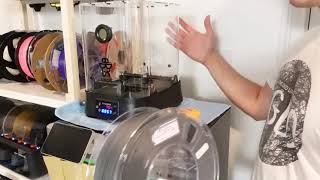 EIBOS CYCLOPS Filament Dryer Unboxing amp CF Nylon amp Silk PLA Test SUNLU FilaDryer S4 On Kickstarter [upl. by Edrea341]