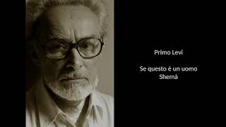 Primo Levi  Se questo è un uomo  Shemà poesia recitata con testo in scorrimento [upl. by Ased]