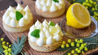 ТАРТ с лимонным курдом и заварным кремом ☆ Lemon tart [upl. by Yla350]