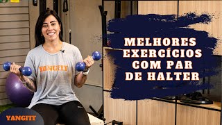 12 Melhores Exercícios com Halteres  Treino com Halter [upl. by Aoht]