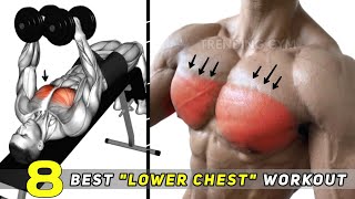 Lower Chest Workout Routine  8 Best Chest Exercises [upl. by Sielen793]