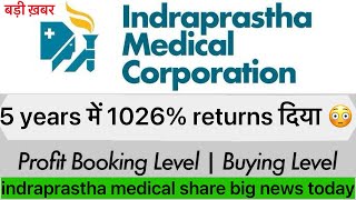 indraprastha medical share latest newsindraprastha medical share analysislatest stock to buyshare [upl. by Volotta]