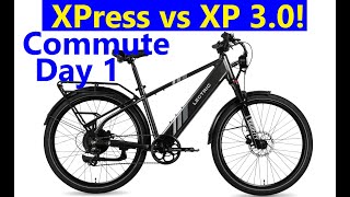 Lectric XPress vs XP 30  Day 1 Commute Challenge [upl. by Kcirddahc871]