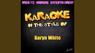 Secret Rendezvous In the Style of Karyn White Karaoke Version [upl. by Sophia249]