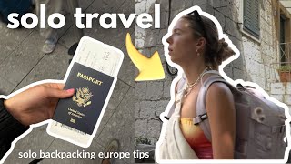 ultimate solo backpacking europe guide 7 things you should NOT do [upl. by Methuselah]