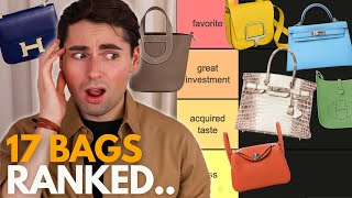 RANKING THE BEST amp WORST HERMES BAGS  17 Hermes Bags REVIEW Birkin Kelly Constance Lindy Etc [upl. by Leacim266]