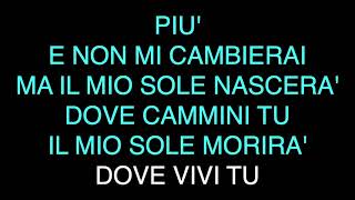 Pino Daniele Io Vivo Come Te  Karaoke [upl. by Elita]