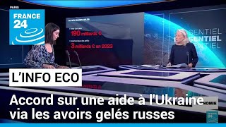 G7  accord sur une aide à lUkraine via les avoirs gelés russes • FRANCE 24 [upl. by Anha804]