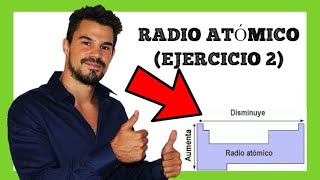 RADIO ATÓMICO EJERCICIO RESUELTO ✅ Ejemplos y Ejercicios resueltos 👉 PROPIEDADES Oakademia [upl. by Helene966]