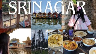 Life in a Houseboat Exploring Dal Lake Doodhpathri Mughal Gardens and moreSrinagar Vlog [upl. by Noah660]